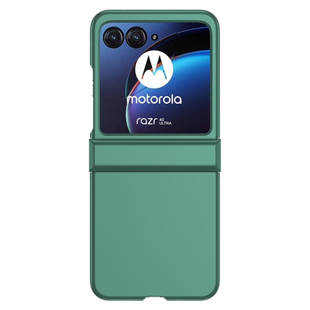 Kemény műanyag borítás Motorola Razr 40 Ultra 5G készülékhez - sötétzöld