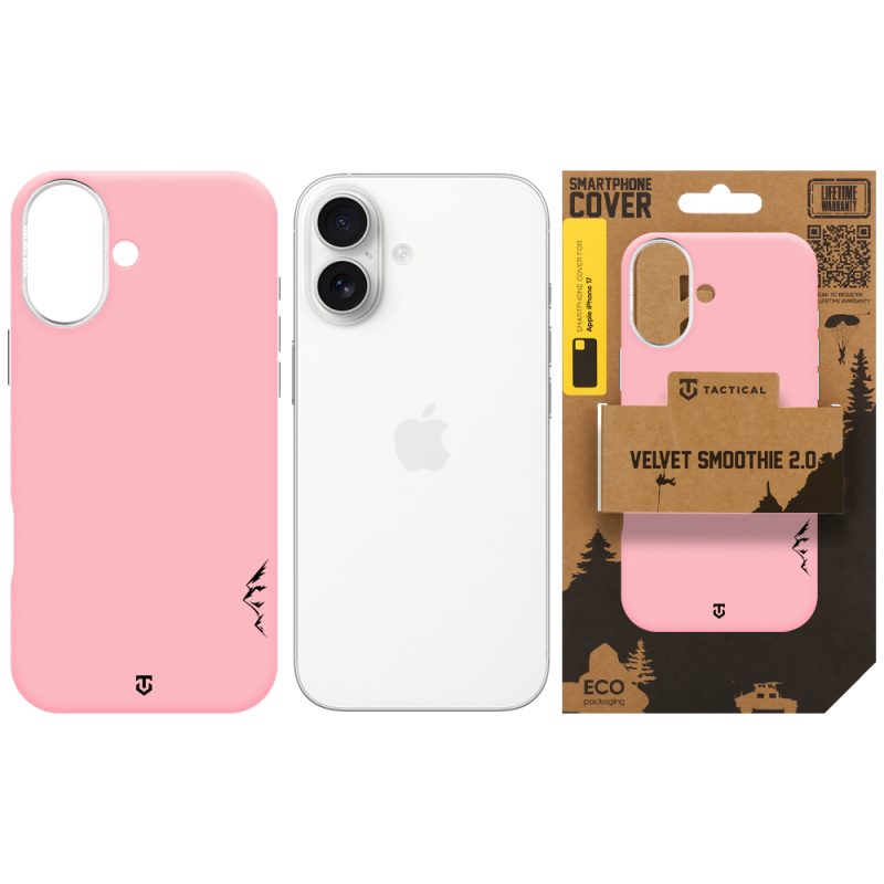 Tactical MagForce Velvet Smoothie 2.0 tok az Apple iPhone 17-hez, Pink Panther
