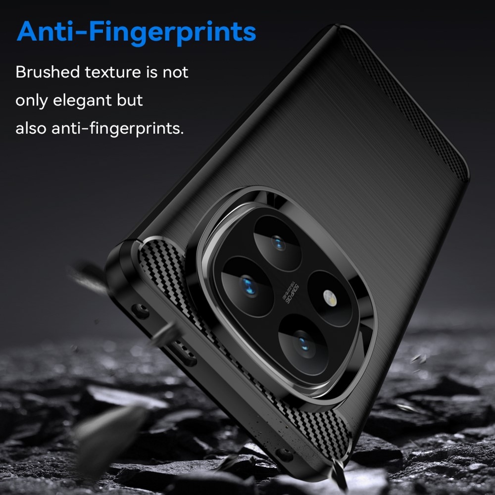 Szénálló zselés tok Xiaomi Redmi Note 14 Pro+ 5G - fekete