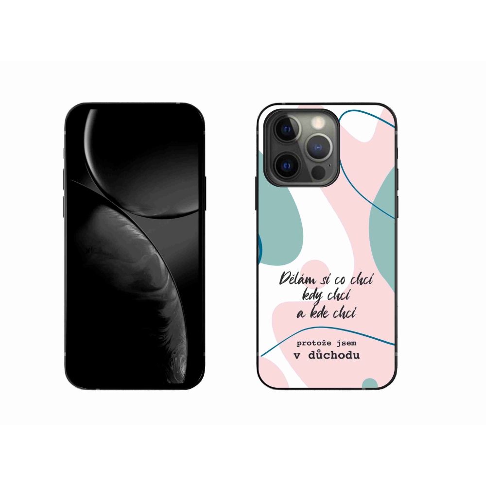 Gél borítás mmCase iPhone 13 Pro 6.1 készülékhez - vicces szöveg 10 fehér háttér