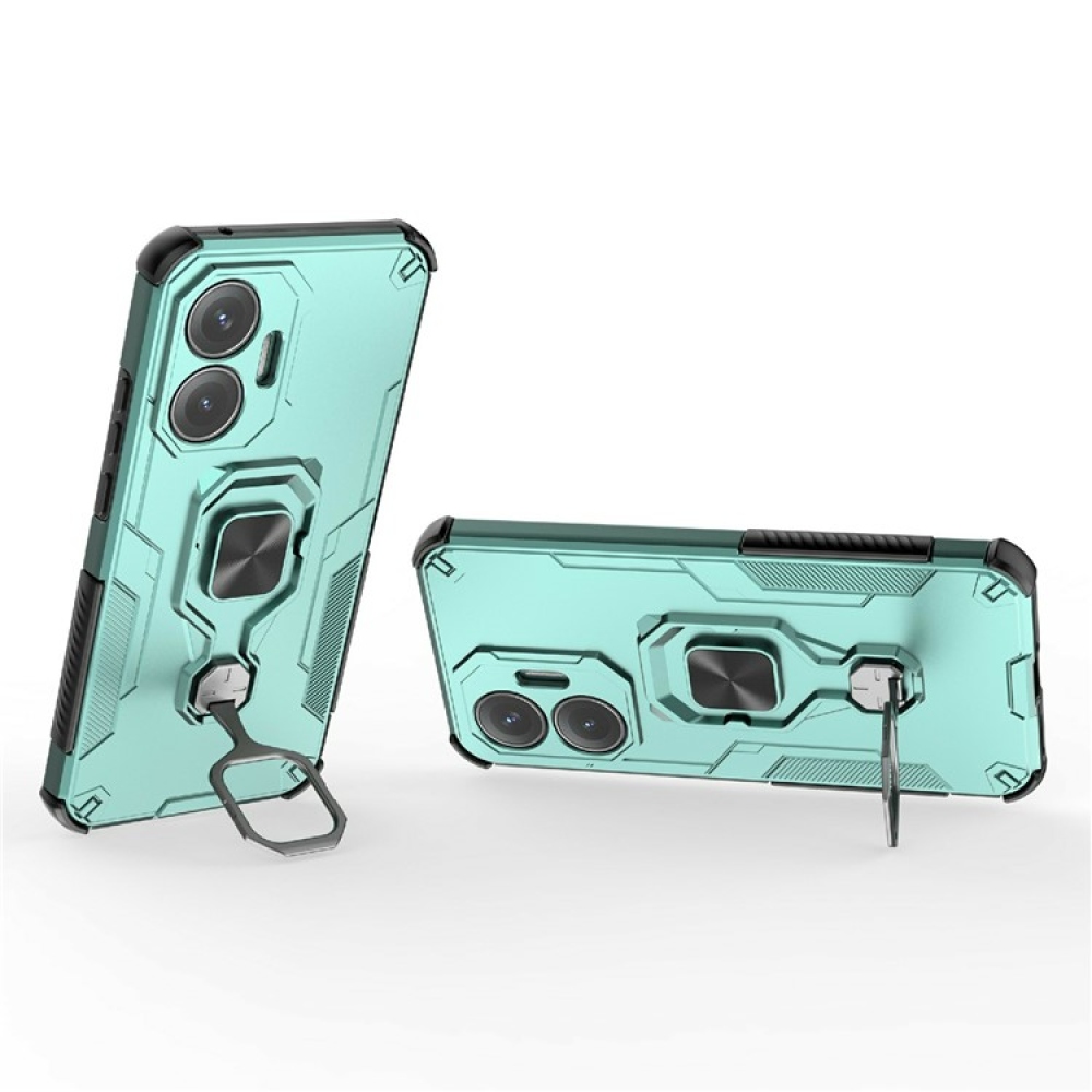 Lyukálló borítás a Xiaomi Poco F7 5G készülékhez - kék-zöld