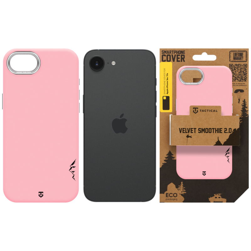 Tactical MagForce Velvet Smoothie 2.0 tok az Apple iPhone 16e/17e-hez – Pink Panther