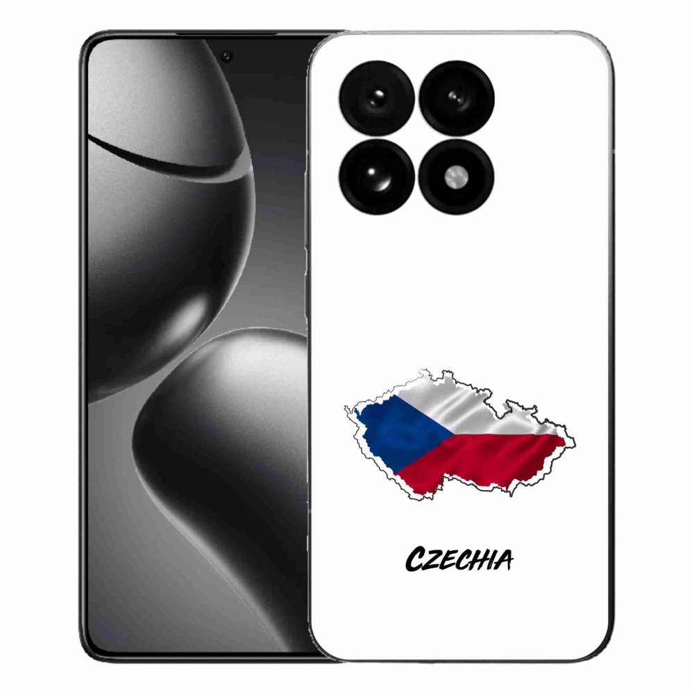 Gél borító mmCase a Xiaomi 15T-hez - Csehország fehér háttér