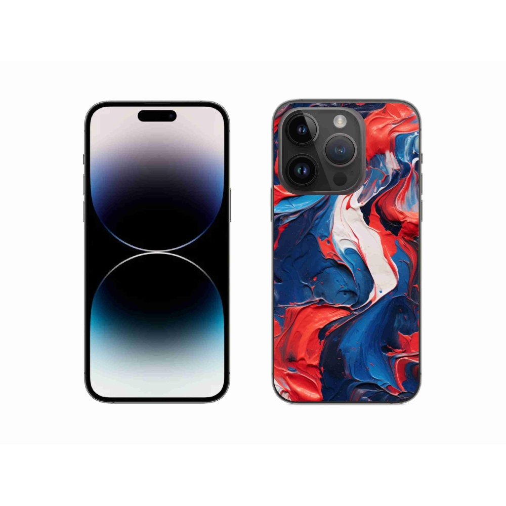 Zselés borítás mmCase iPhone 14 Pro készülékhez - absztrakt motívum 7