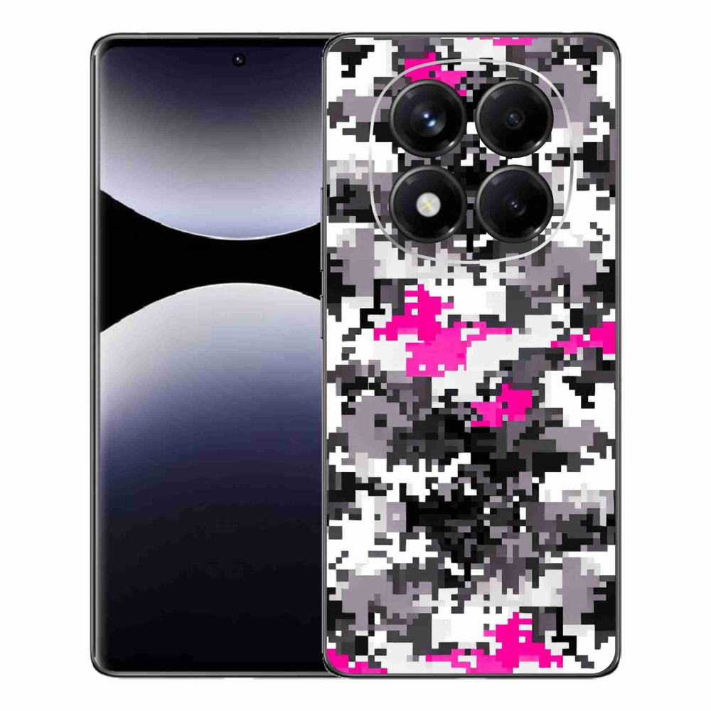 Gél borítás mmCase a Xiaomi Redmi Note 14 Pro számára - terepszínű minta 4