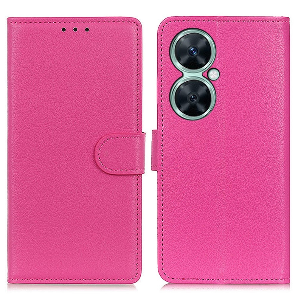 Litchie könyv tok a Huawei Nova 11i készülékhez - rózsaszínű