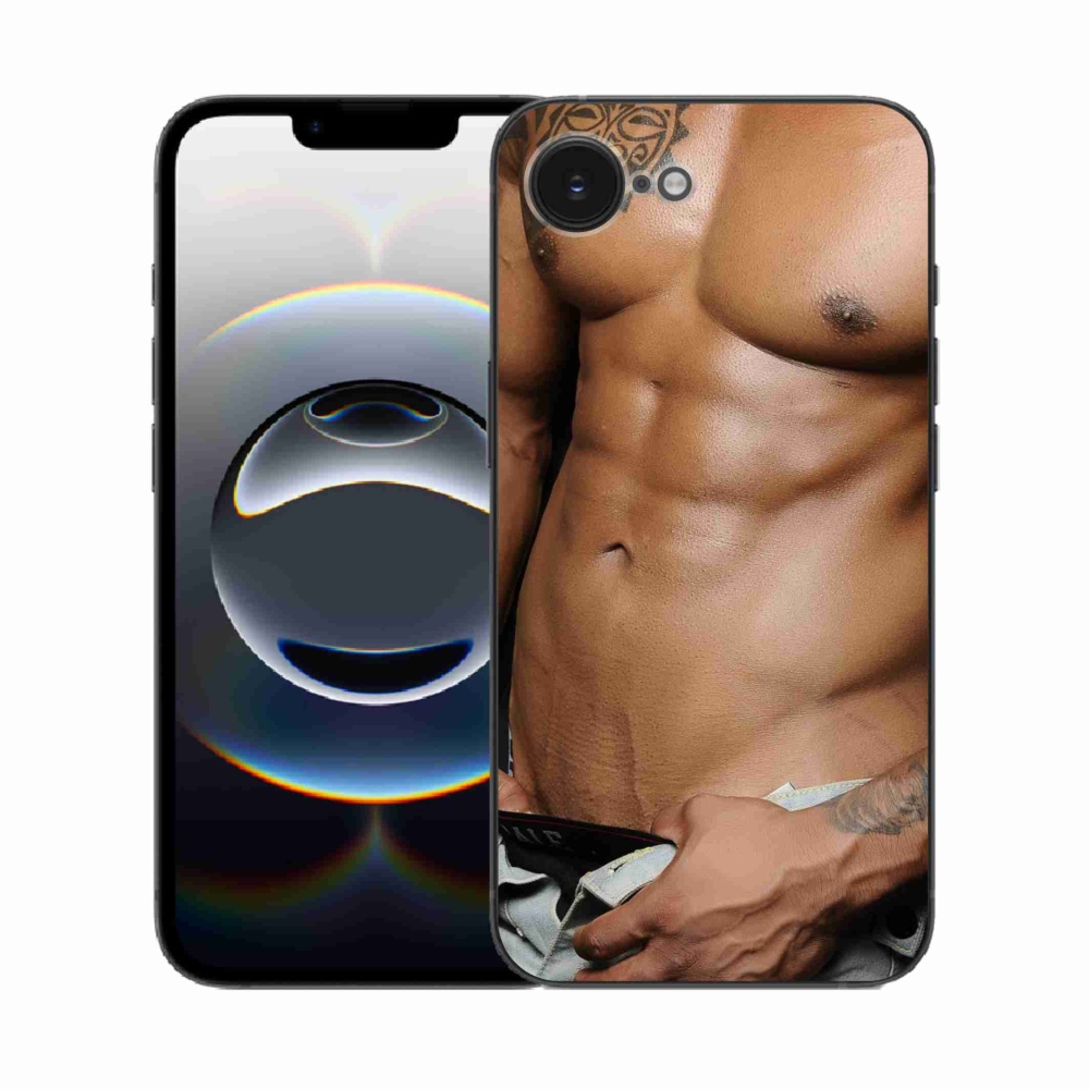 Gél borítás mmCase iPhone 16e készülékhez - szexi férfi