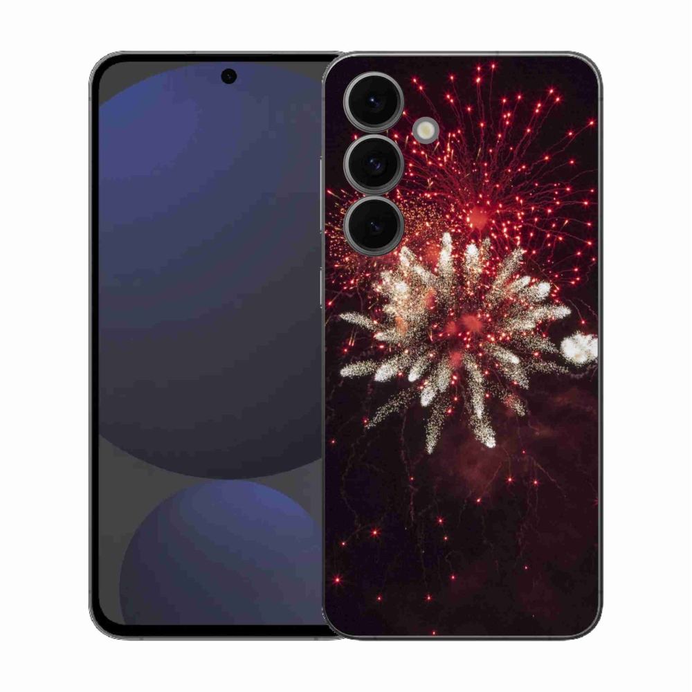 Zselés borítás mmCase Samsung Galaxy S25 FE - tűzijáték