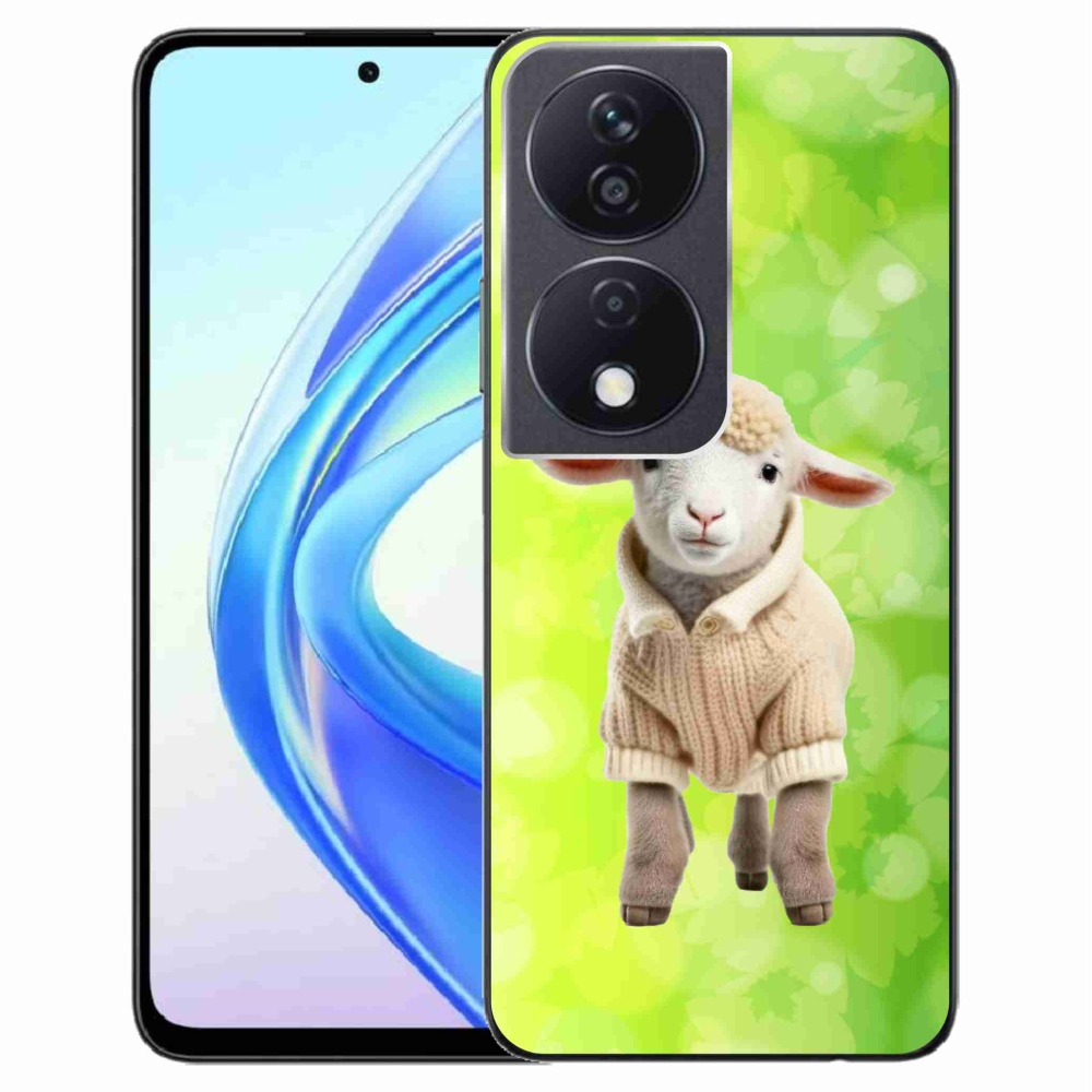 Zselés borítás mmCase a Honor X7b/Honor 90 Smart készülékhez - bárány pulóverben