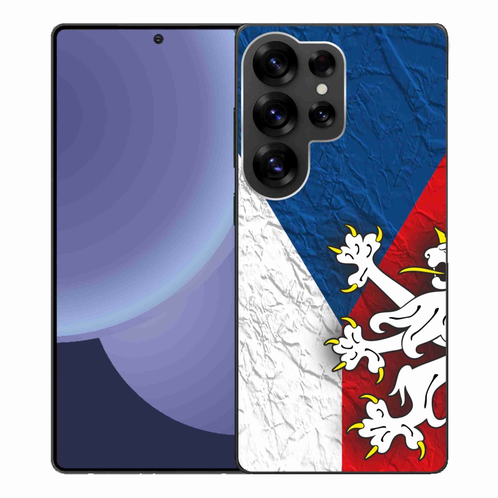 Gél védőhuzat mmCase Samsung Galaxy S25 Ultra - cseh zászló 1