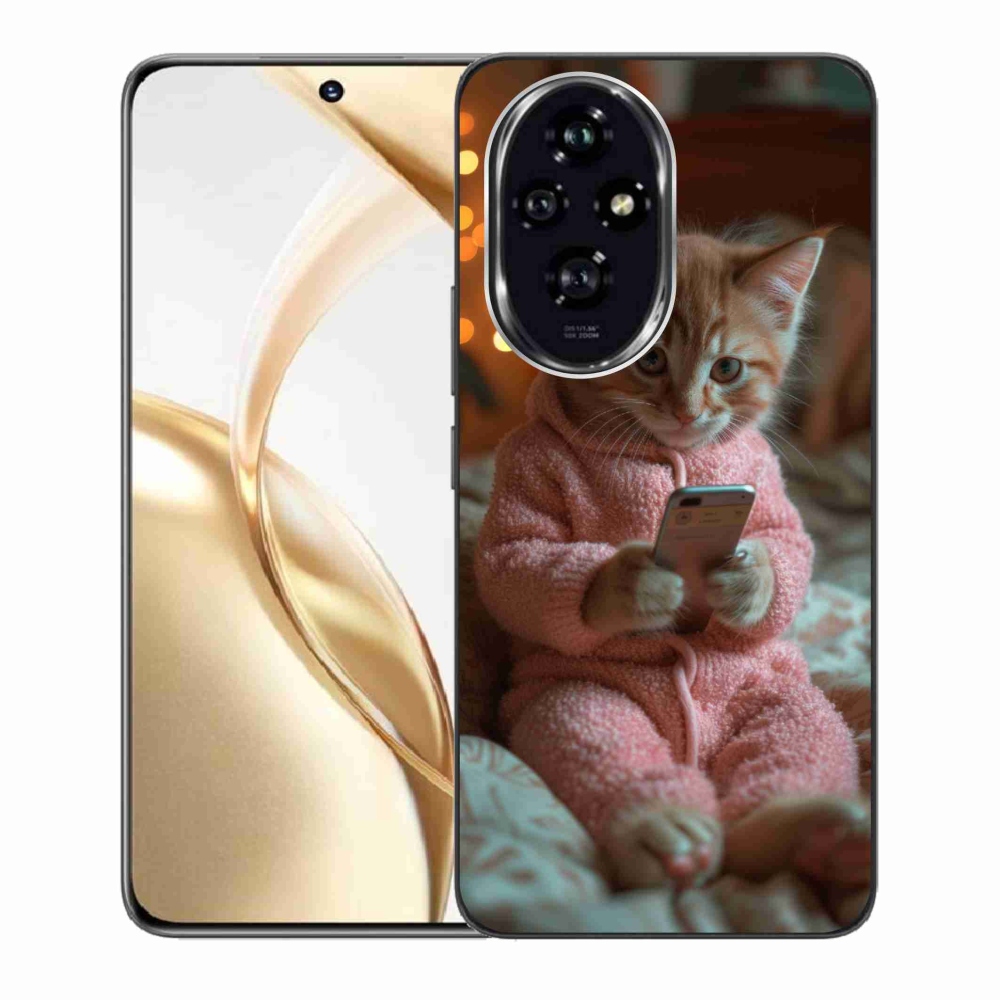 Zselés borítás mmCase a Honor 200 5G készülékhez - baba mobillal