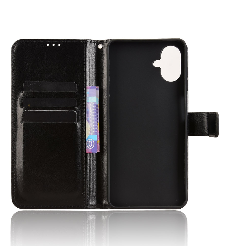 Őrült könyv tok Samsung Galaxy A07 4G készülékhez - fekete