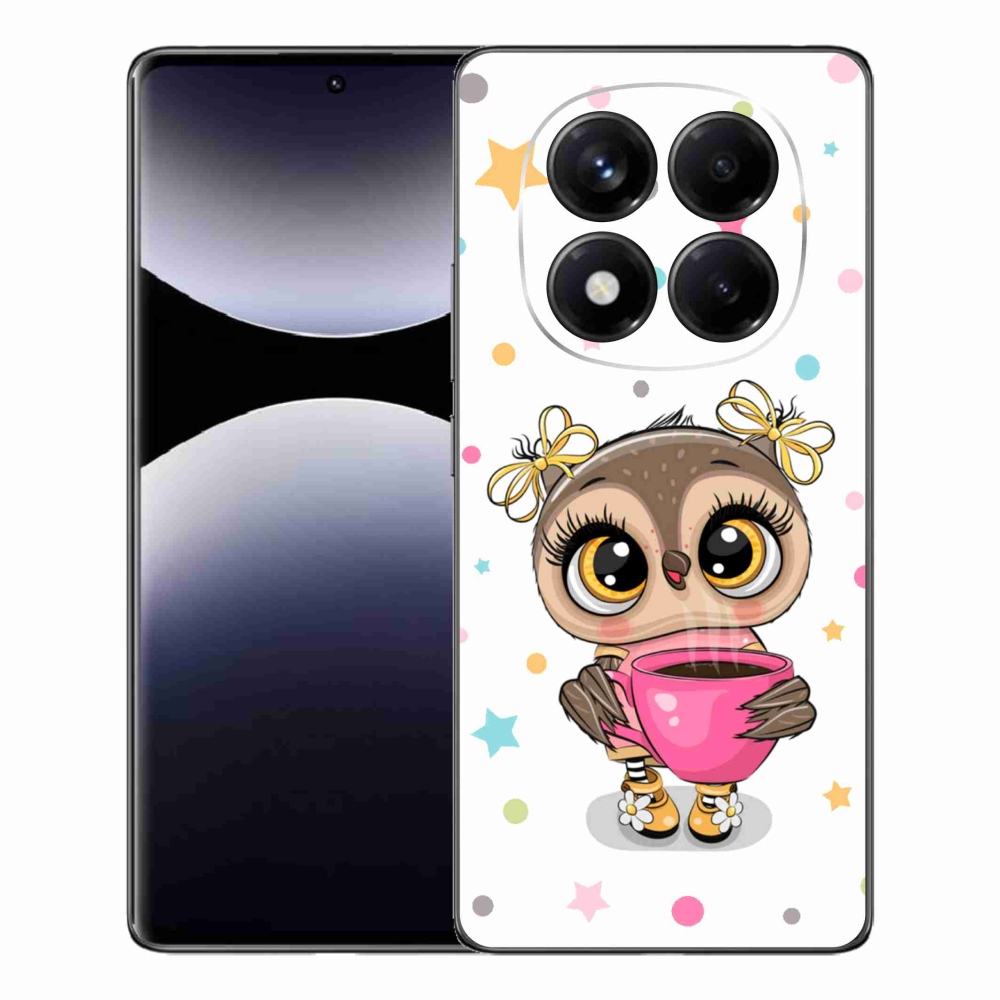 Gél borítás mmCase a Xiaomi Redmi Note 14 Pro számára - rajzfilm bagoly