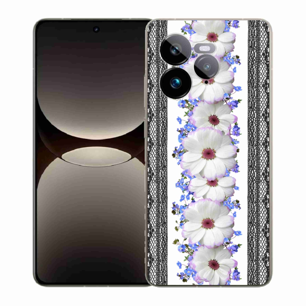 Gél borítás mmCase a Realme GT 7 Pro 5G számára - virágok 8