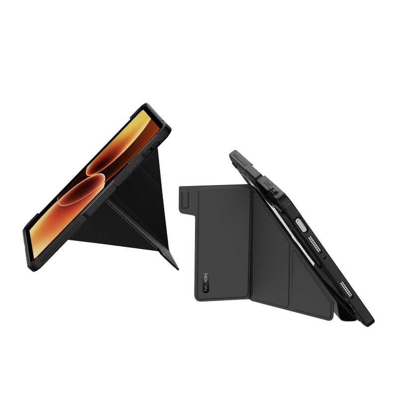Nillkin Bumper PRO Védő állvány tok Multi-angle a Xiaomi Pad 8/8 Pro fekete színűhöz