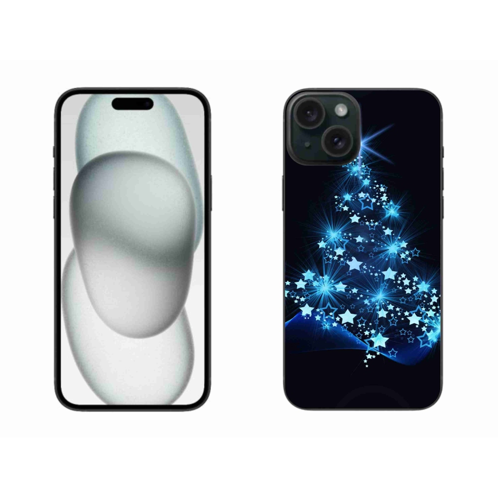 Gél borítás mmCase iPhone 15 Plus készülékhez - karácsonyfa