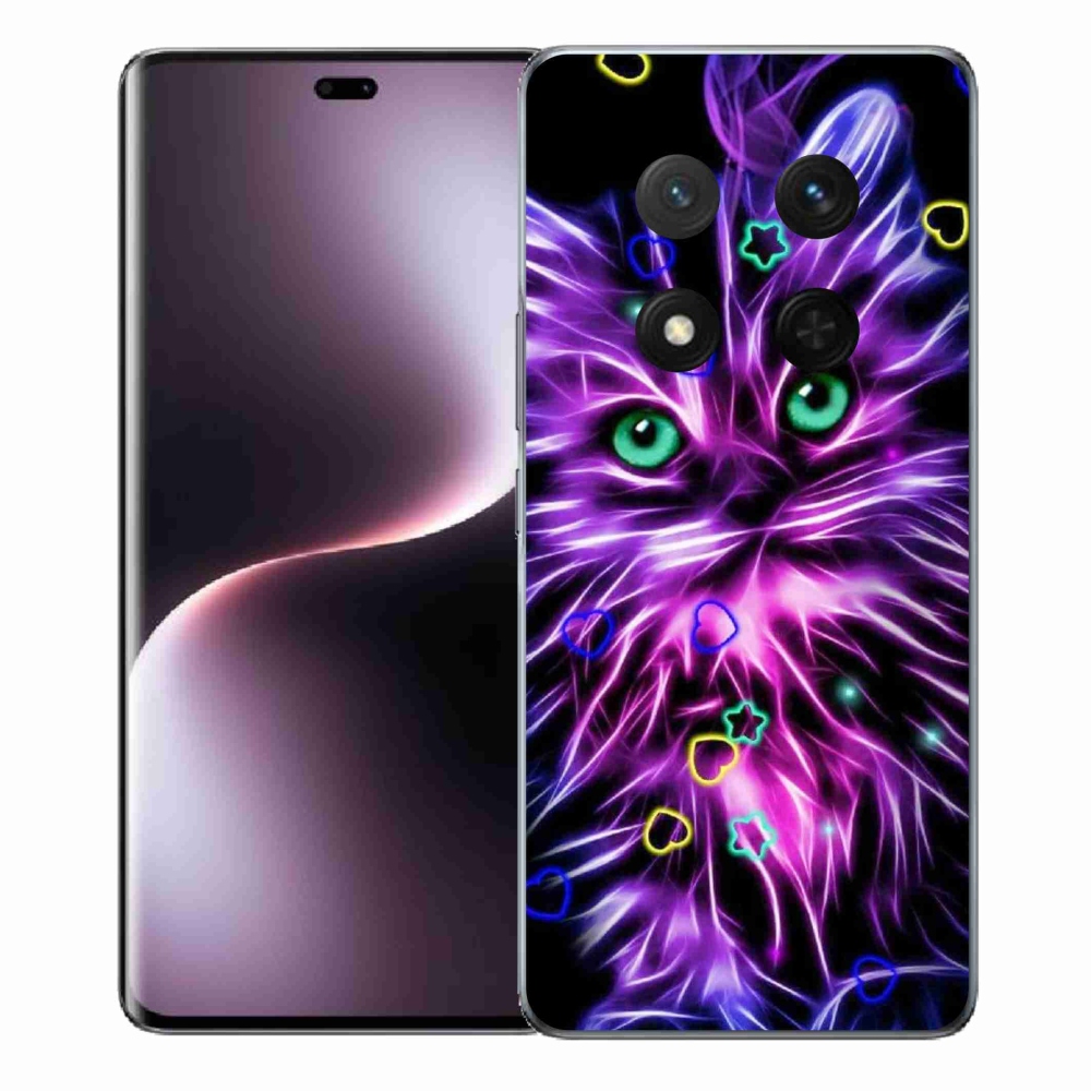 Gél borítás mmCase a Honor Magic 7 Lite 5G számára - absztrakt macska