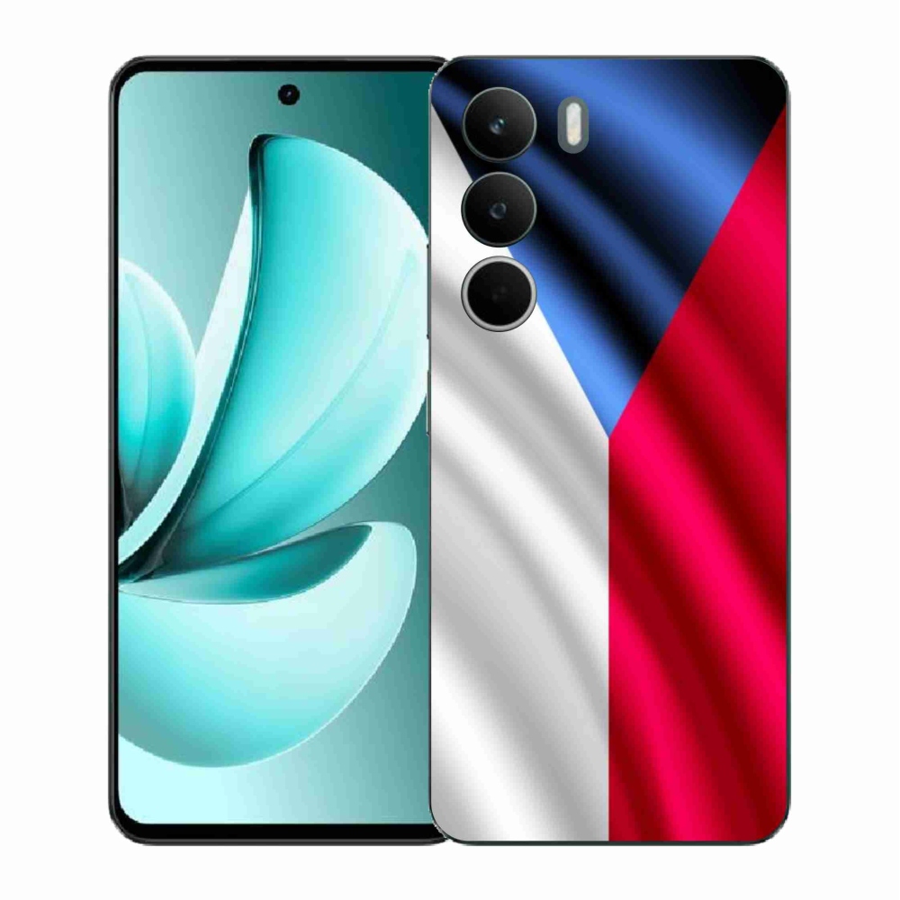 Zselés borítás mmCase a Realme C71 készülékhez - cseh zászló