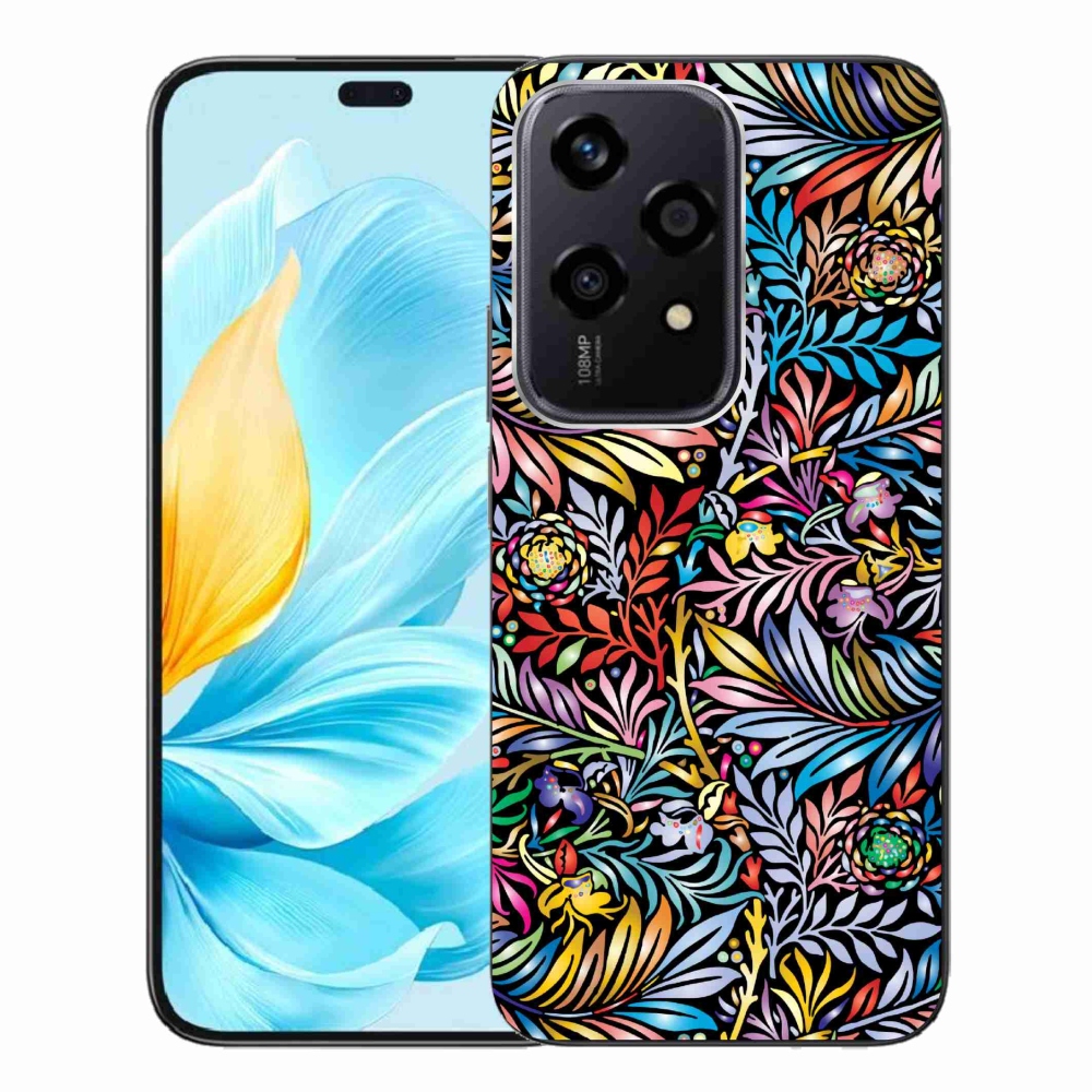 Zselés borító mmCase a Honor 200 Lite 5G számára - virágok 5