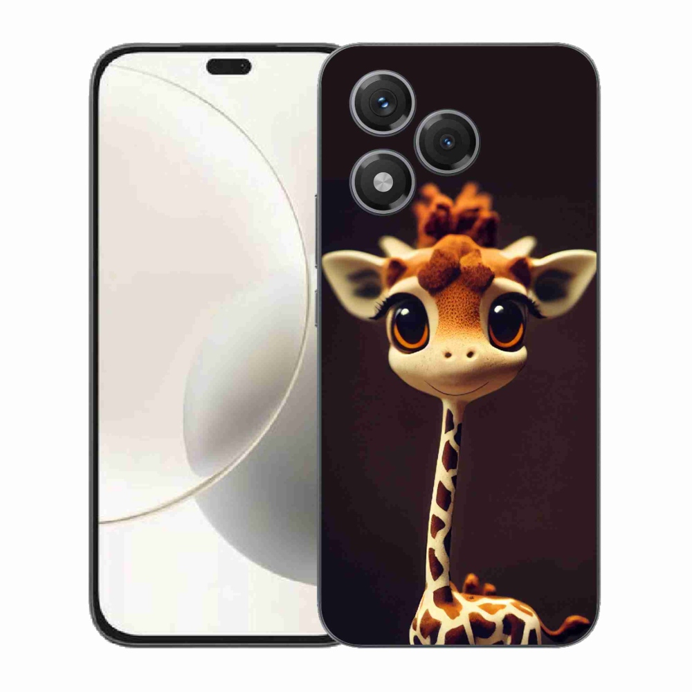 Zselés borítás mmCase a Honor 400 Lite-hoz - kis zsiráf