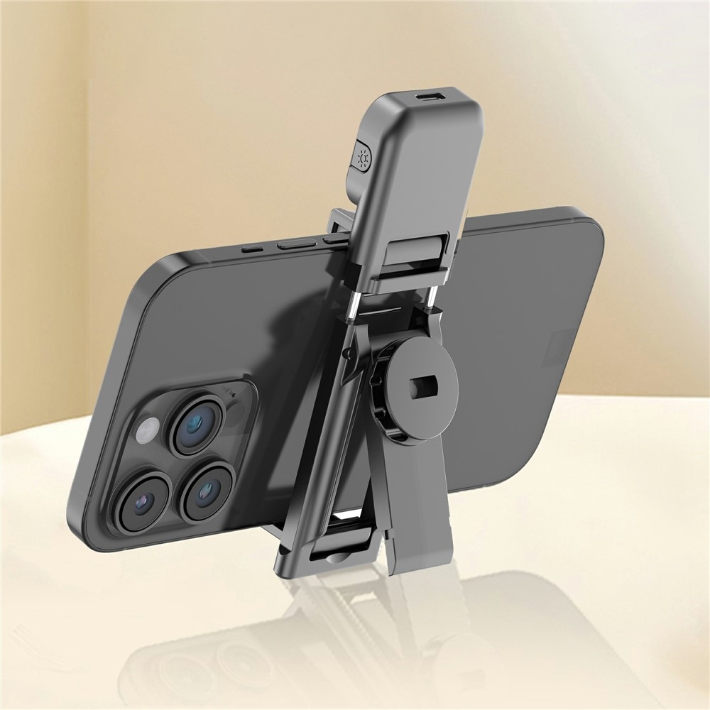 Q21S mini szelfibot állvánnyal, LED lámpával és Bluetooth-szal