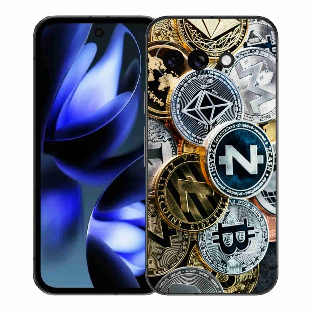 Gél borítás mmCase a Google Pixel 9a számára - kriptovaluták