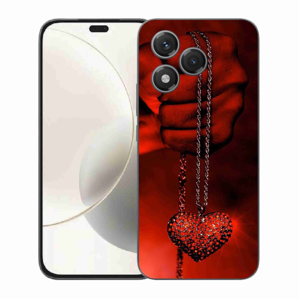 Zselés borítás mmCase a Honor 400 Lite-hoz - nyaklánc