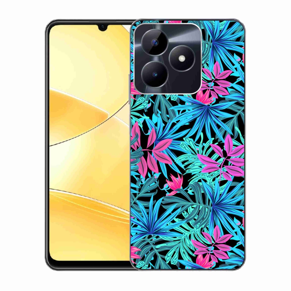 Zselés tok mmCase a Realme C51/C53 készülékhez - virágok 3