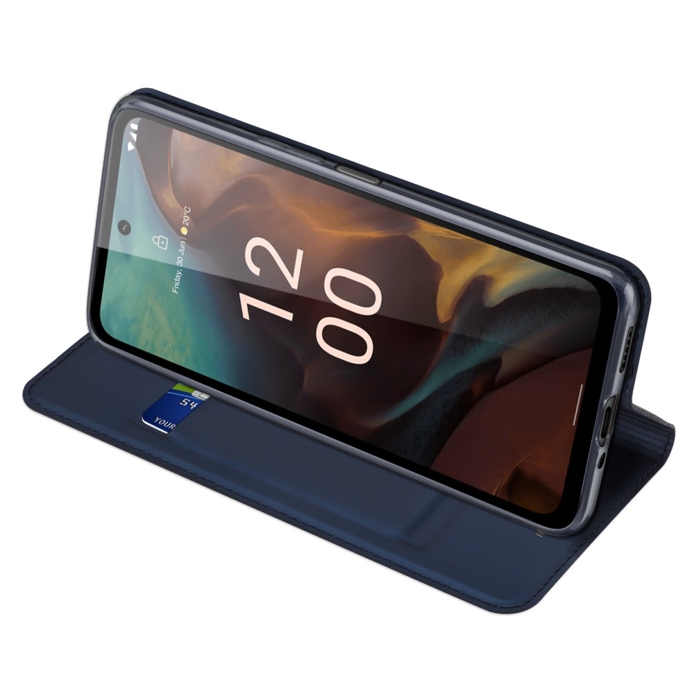 DUX könyvtáska Nokia XR21 készülékhez - sötétkék