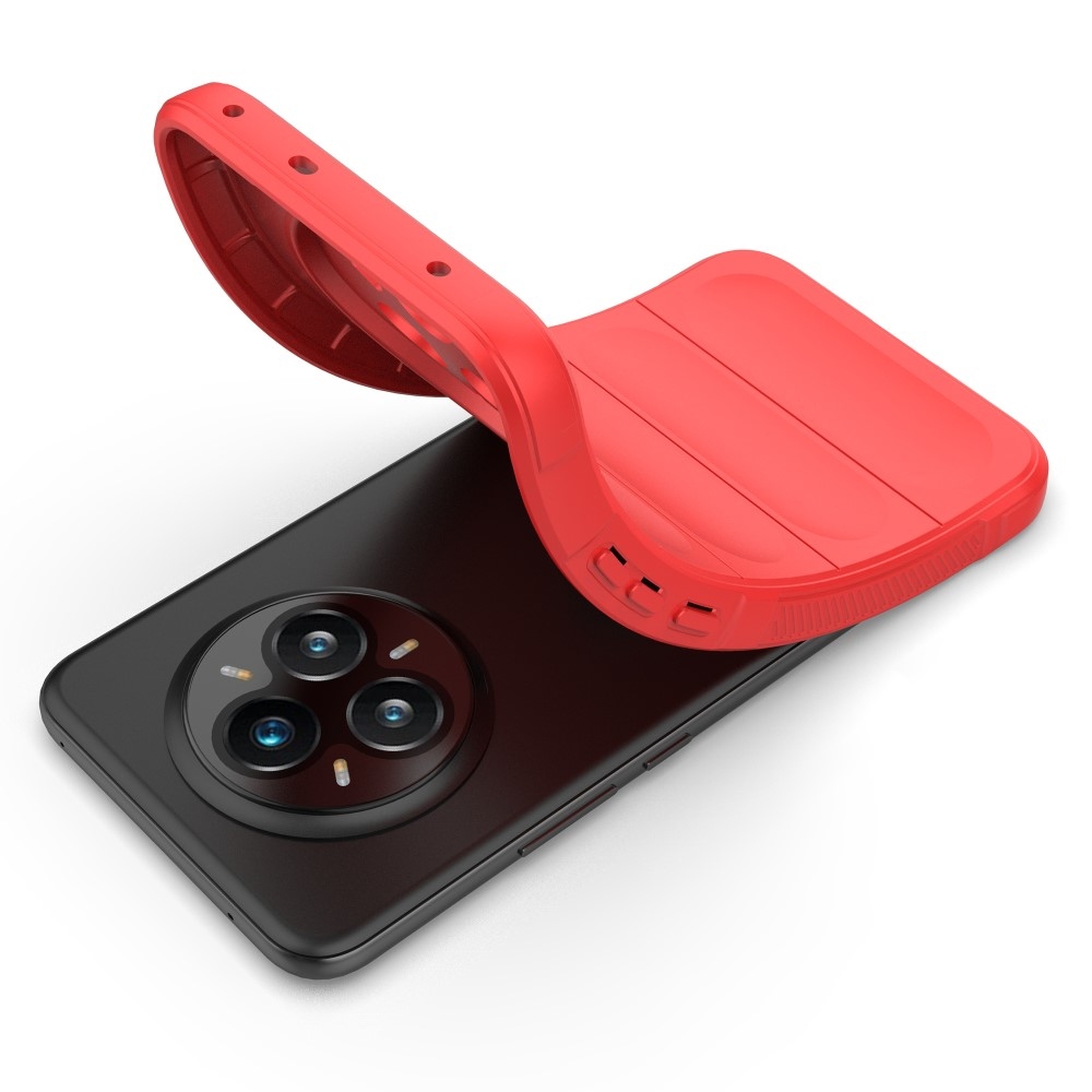 Rugg tartós zselés tok a Realme 14 Pro+ 5G készülékhez - piros